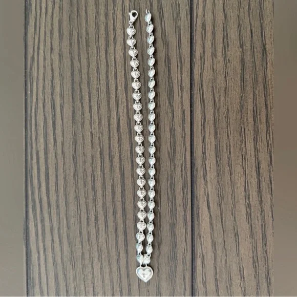 Tiffany & Co. Silver Heart Charm Necklace - Picture 6 of 11
